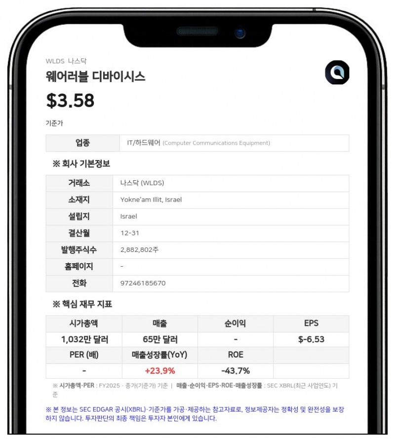 웨어러블 디바이시스 주요 주주, 지분 전량 매각하며 '엑시트'