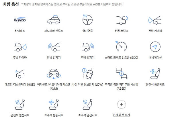 중고 패밀리카 '같은 차종도 안전 옵션 다르다'