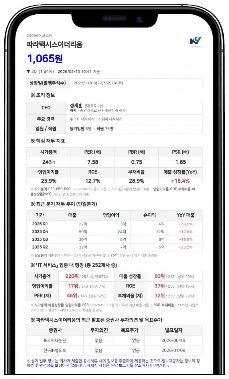 파라택시스이더리움 주식병합으로 주식수 절반 감소...10월 13일부터 거래정지