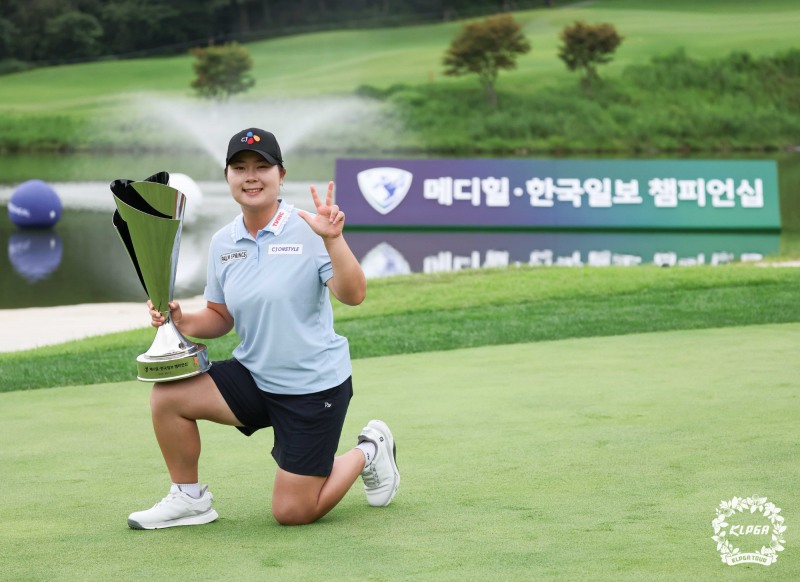 2025년 메디힐·한국일보 챔피언십에서 우승한 홍정민. / 사진=연합뉴스