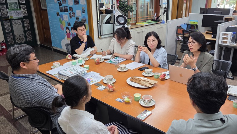 선한사마리아원을 방문해 자립준비청년 지원 현황 점검