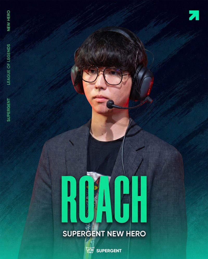 슈퍼전트에 합류한 전 T1 코치 '로치' 김강희.(사진=슈퍼전트)