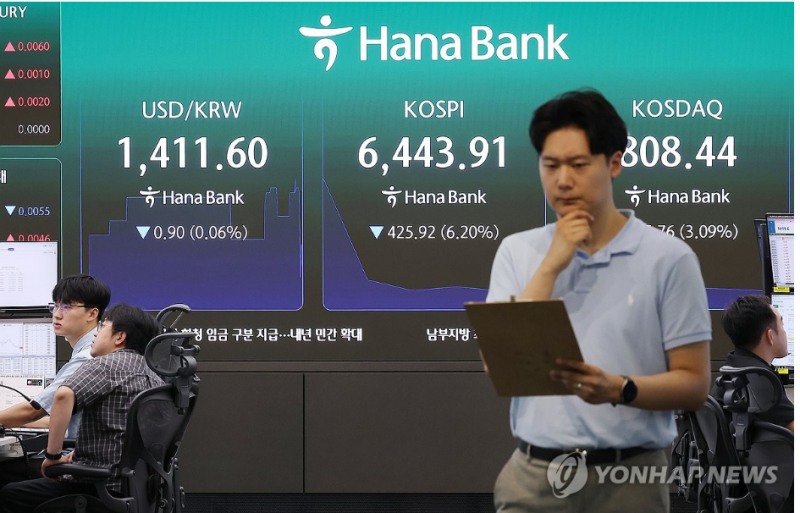 원-달러 환율이 19일 서울외환시장에서 외국인이 코스피시장에서 2조원 넘게 대규모 순매도에 나서고 있음에도 11개월만에 1300원대에 진입했다. 사진=연합뉴스