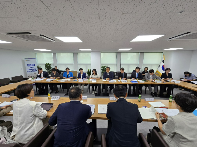 의원회관 대표의원실에서 서울시교육청과의 정책협의회가 개최되고 있다. / 이미지 = 서울시의회