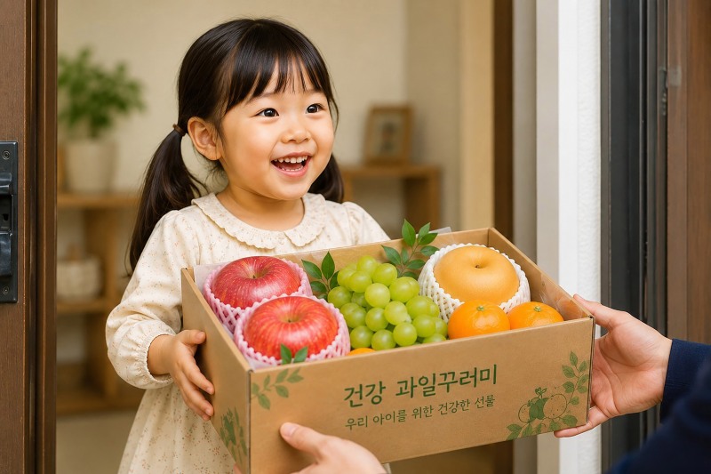 가정보육 아동에 과일 지원(AI 생성 이미지).. /성남시