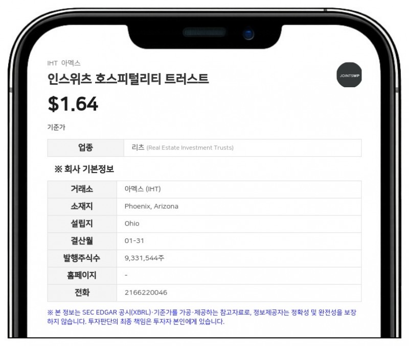 인스위츠 호스피털리티 트러스트, 300만 달러 부채 주식 전환…7월 역대 최대 매출 기록