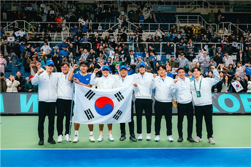 한국 남자 테니스 대표팀 / 사진=대한테니스협회 제공. 연합뉴스
