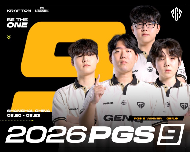 젠지가 PGS 서킷3 파이널인 PGS9 우승을 차지했다(출처=공식 SNS).