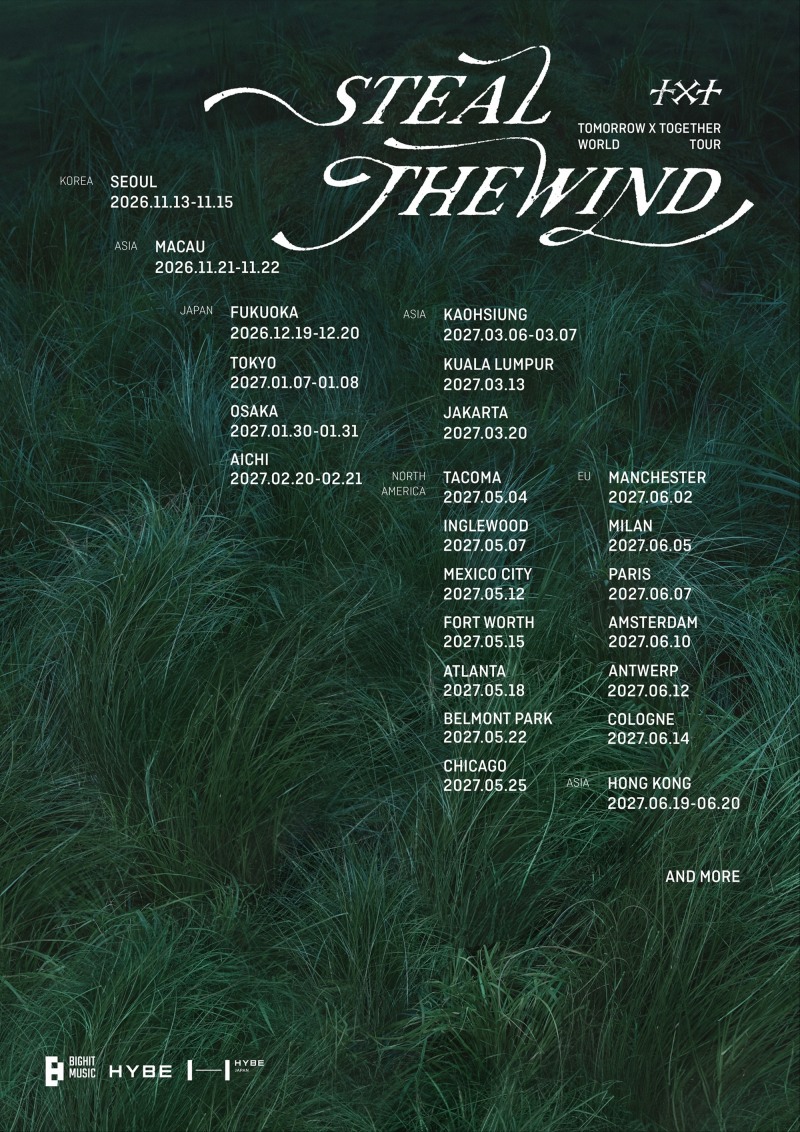 투모로우바이투게더, 월드투어 ‘STEAL THE WIND’ 개최…한층 성장한 역량 기대