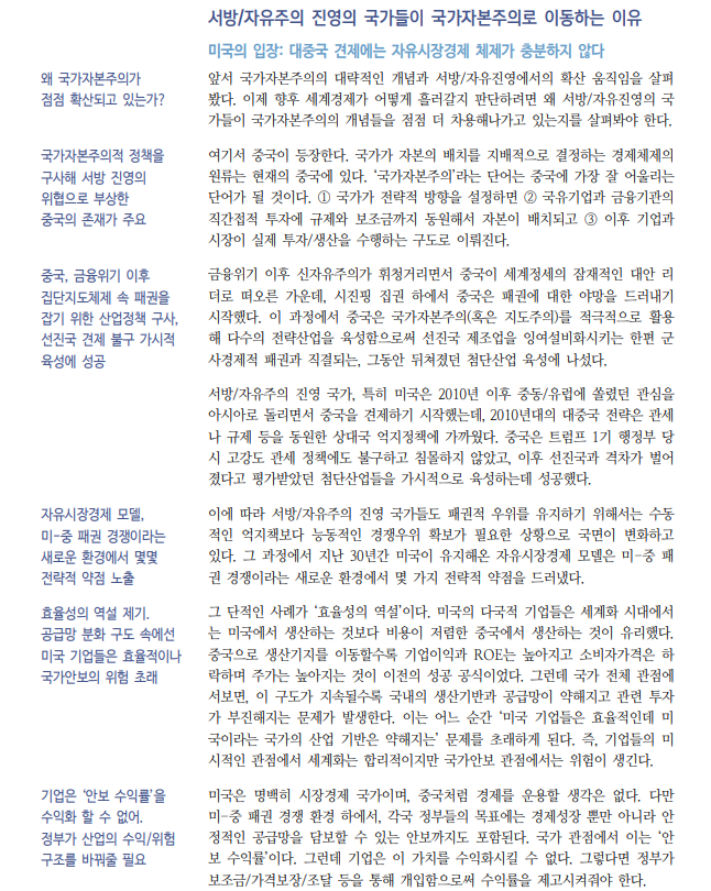 시장경제·계획경제 중간인 '국가 자본주의' 시대의 주식시장 - 신한證