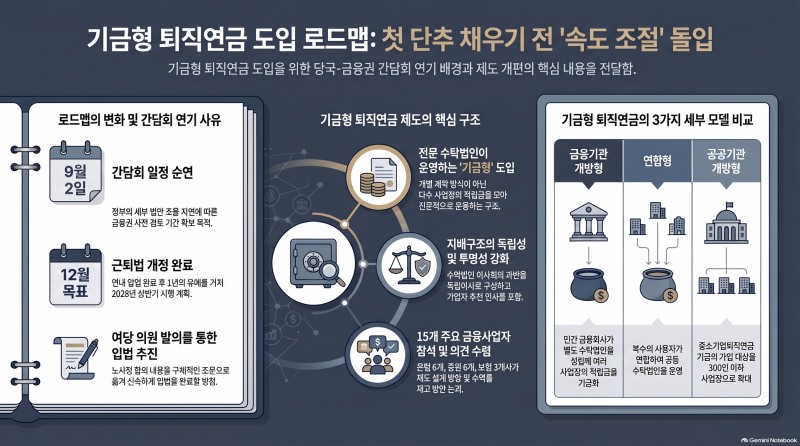 기금형 퇴직연금 도입 첫 발부터 ‘삐그덕’