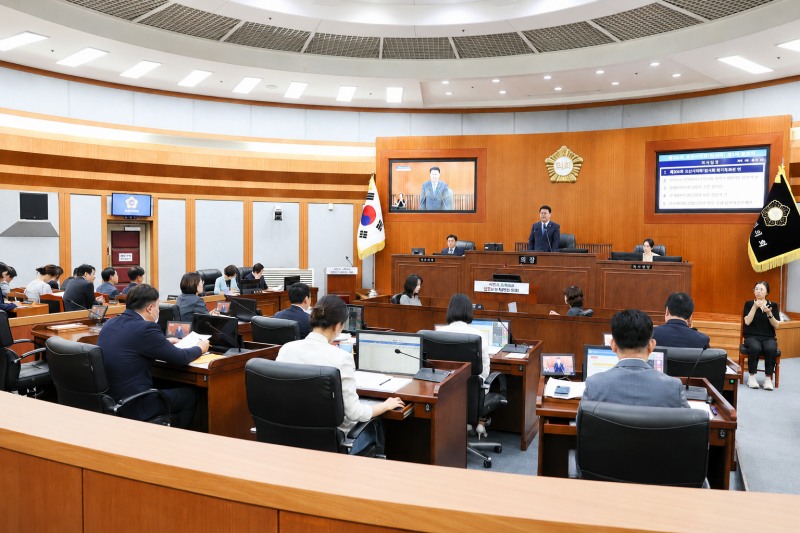 제306회 임시회 모습. /오산시의회