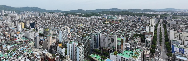 성남시 원도심 전경. /성남시