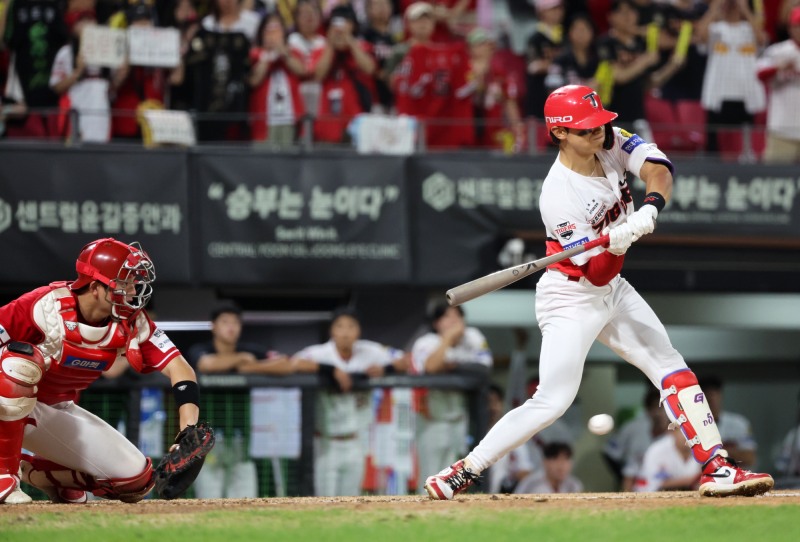 40호 홈런 앞두고 견제받는 김도영. / 사진=연합뉴스