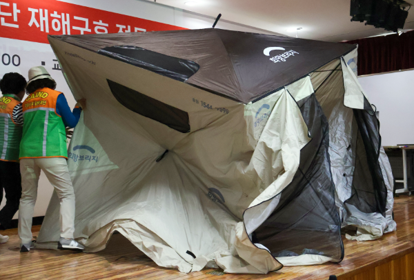 희망브리지, 광명시 자율방재단 77명 재해구호 교육