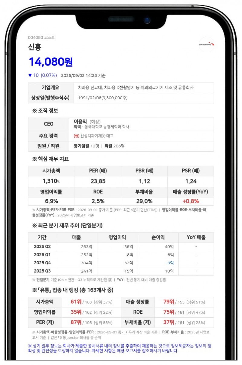 신흥 최대주주 지분 변동, 이용익 임원 매도분 디브이홀딩스가 인수