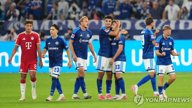 득점 없이 끝난 샬케와 뮌헨의 경기 / 사진=연합뉴스