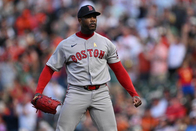 MLB서 역대 9번째로 400세이브 거둔 채프먼. / 사진=연합뉴스
