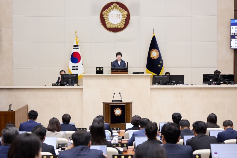 제306회 제1차 정례회 제2차 본회의 모습. /용인시의회
