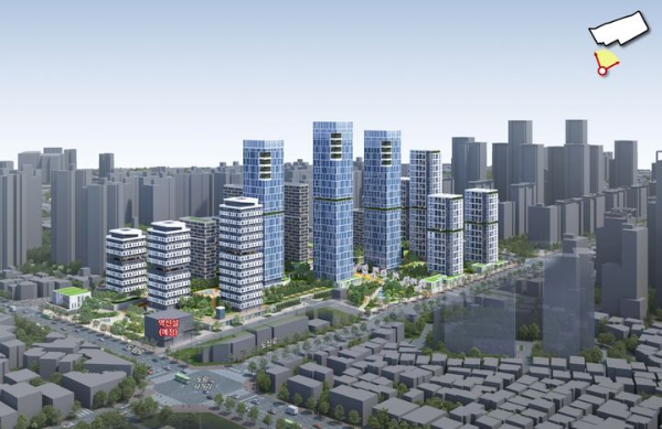영등포구 도림동 133-1 일대 재개발 조감도/서울특별시