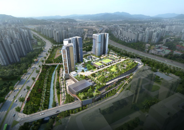 장지차고지 입체화사업 조감도/금호건설