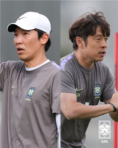 조용형(왼쪽), 이재홍 코치. / 사진=연합뉴스