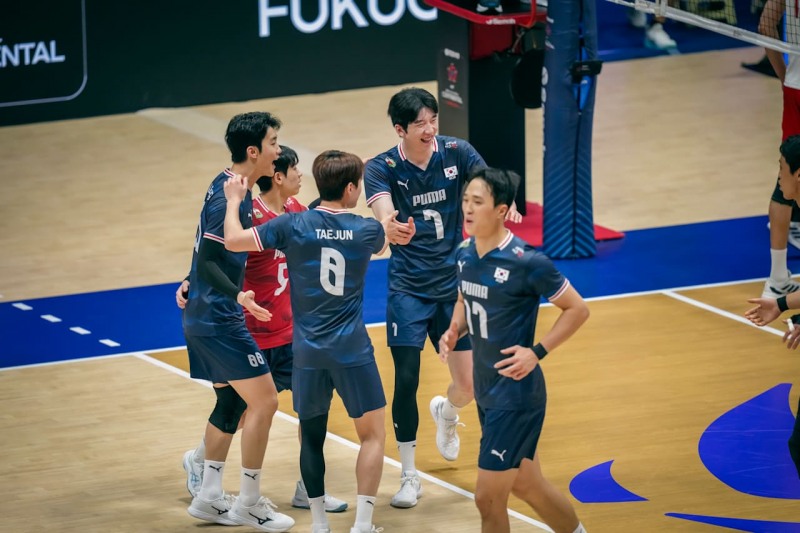 한국 남자 배구대표팀. / 사진=연합뉴스