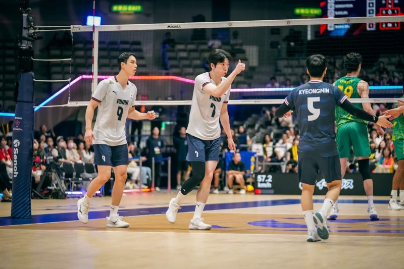 허수봉 '엄지척'. / 사진=연합뉴스