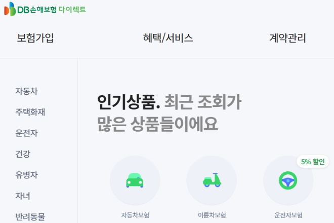 DB손해보험. 사진=DB손해보험 홈페이지