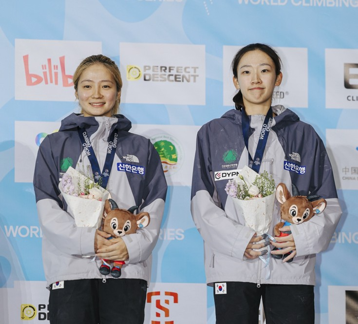 성한아름(왼쪽)과 정지민. / 사진=연합뉴스