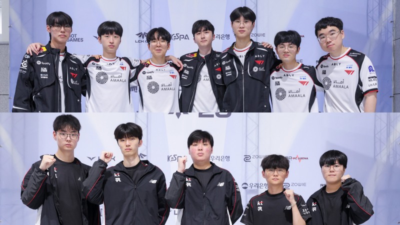 T1 e스포츠 아카데미(위)와 KT 롤스터(사진=협회 제공).