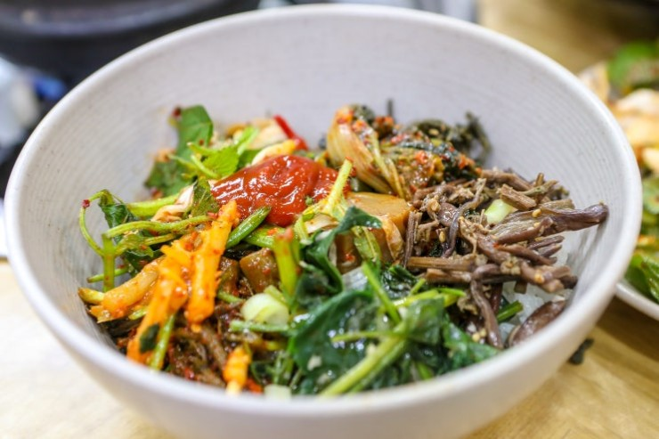 산채비빔밥 모습. /양평군
