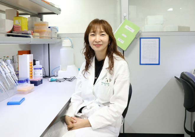 가톨릭조혈모세포은행 원애경 연구원. (사진제공=가톨릭대학교 가톨릭중앙의료원)
