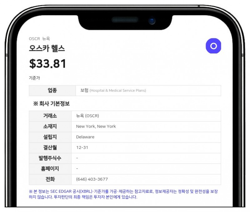 오스카 헬스, 2026년 연간 실적 전망치 상향…영업이익 최대 8억 달러