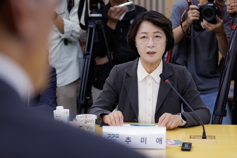 추미애 경기도지사가 발언을 하고있다. /경기도