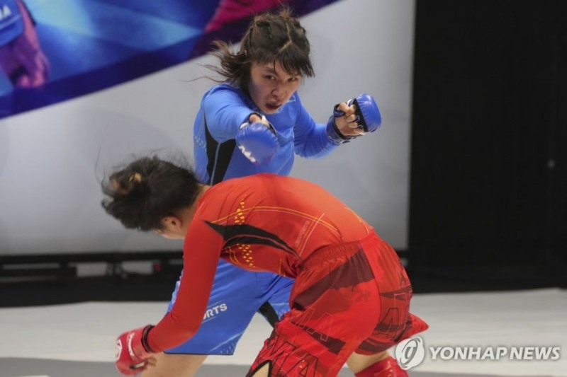 이보미의 경기 장면(파란 유니폼) / 사진=연합뉴스