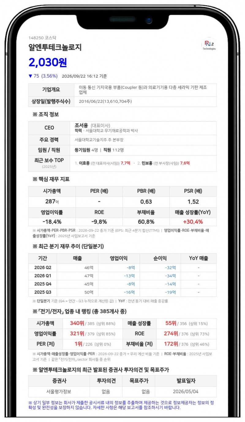 알엔투테크놀로지, 대표이사 직무집행정지 가처분 즉시항고 피소