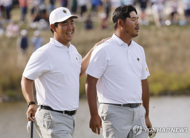 김시우(오른쪽)와 김주형 / 사진=연합뉴스