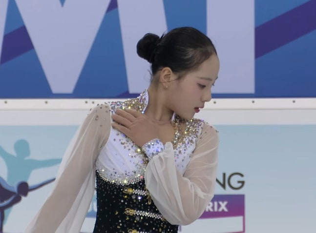 황정율의 연기 장면 / 사진=ISU 중계화면 캡처. 연합뉴스