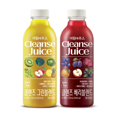 서울우유, 비타민 B군 더한 클렌즈 주스 2종 출시