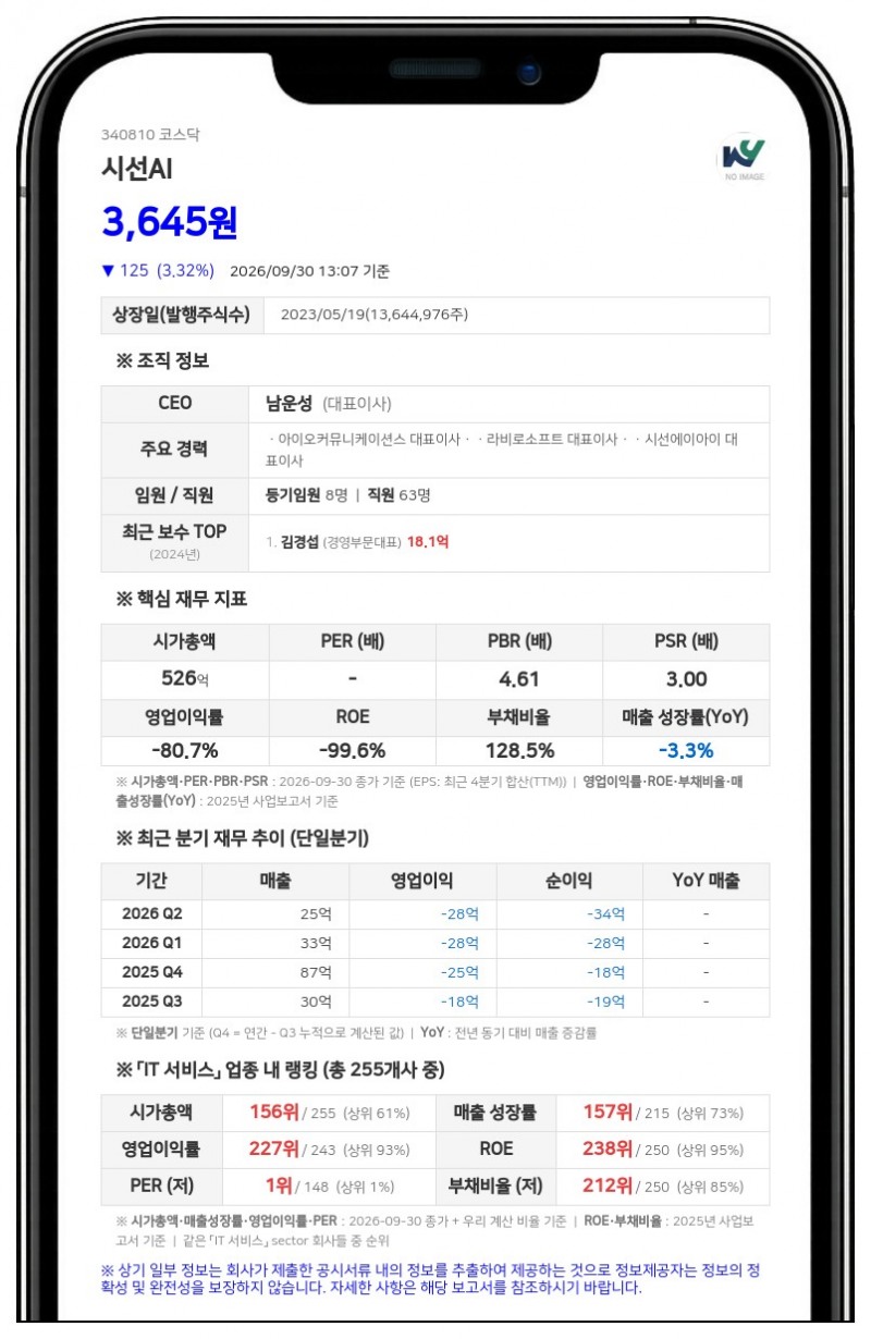 시선AI, 3억7500만원 규모 전환청구권 행사로 신주 12만3193주 발행