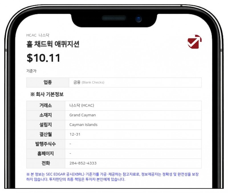 홀 채드윅 애퀴지션, 2025년 연간 보고서 추가 정정본 제출
