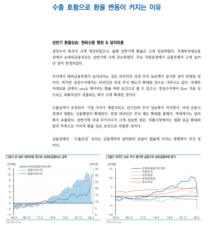 수출 호황으로 달러/원 환율 변동이 커지는 이유는... - 유안타證