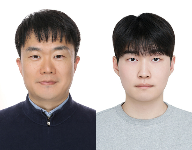 (왼쪽부터) 동국대 권순철 교수, 이성민 석사과정생. (사진제공=동국대)