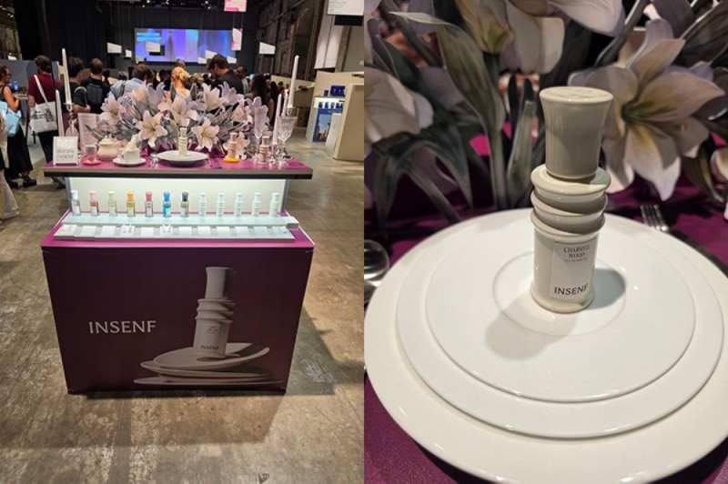 <2026년 9월 피렌체에서 열린 Pitti Fragranze 부스 현장 사진. 인센프(INSENF) 제공>