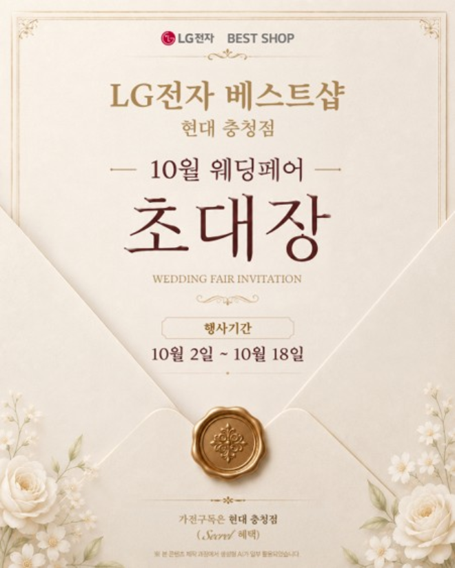 이미지=LG전자 베스트샵 현대충청점 제공