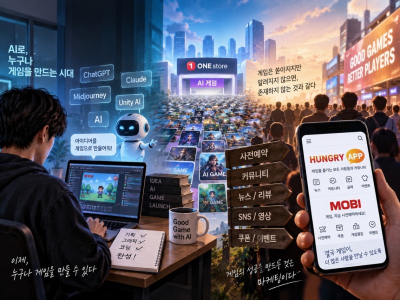 개발 장벽 허문 AI 시대…게임 사업의 핵심 축, '제작'에서 '마케팅'으로