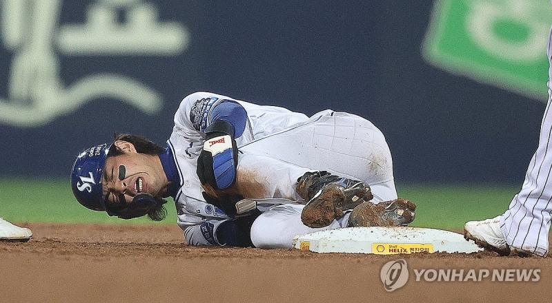 2024년 부상당한 구자욱