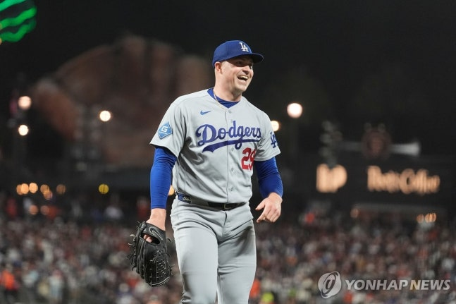 다저스의 태릭 스쿠벌이 NLDS 1차전 선발투수로 등판한다. / 사진=연합뉴스