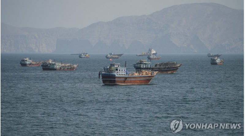 호르무즈 해협. 사진=로이터통신, 연합뉴
